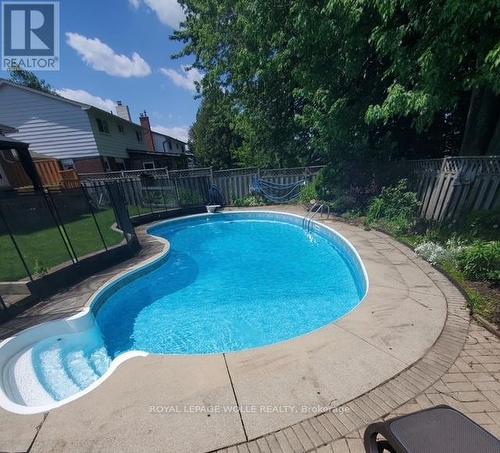 86 Mcgarry Drive, Kitchener, ON - Outdoor With In Ground Pool With Backyard