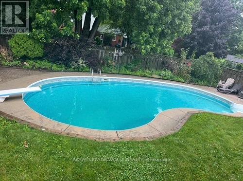 86 Mcgarry Drive, Kitchener, ON - Outdoor With In Ground Pool With Backyard