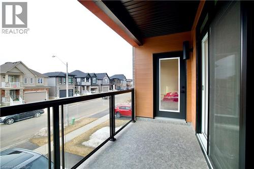 View of balcony - 559 Balsam Poplar Street, Waterloo, ON - Outdoor With Balcony With Exterior