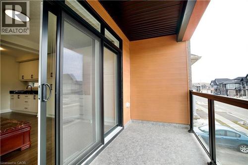 View of balcony - 559 Balsam Poplar Street, Waterloo, ON - Outdoor With Balcony With Exterior