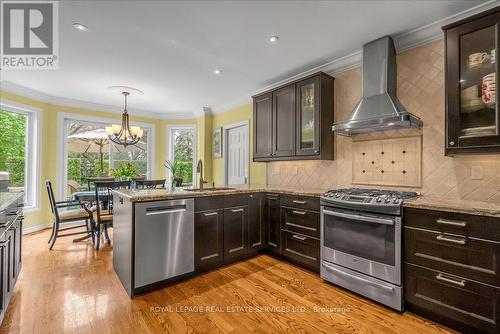 1401 The Links Drive, Oakville, ON - Indoor Photo Showing Kitchen With Upgraded Kitchen