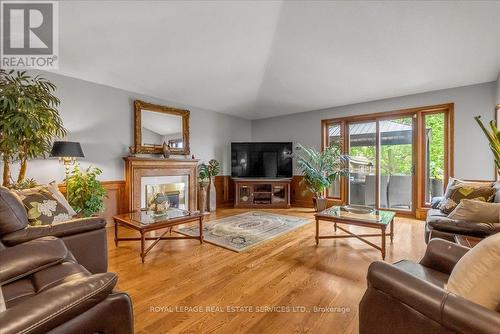 1401 The Links Drive, Oakville, ON - Indoor Photo Showing Living Room With Fireplace