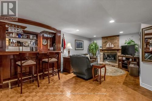1401 The Links Drive, Oakville, ON - Indoor With Fireplace