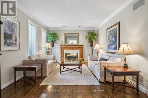 1401 The Links Drive, Oakville, ON - Indoor Photo Showing Living Room With Fireplace