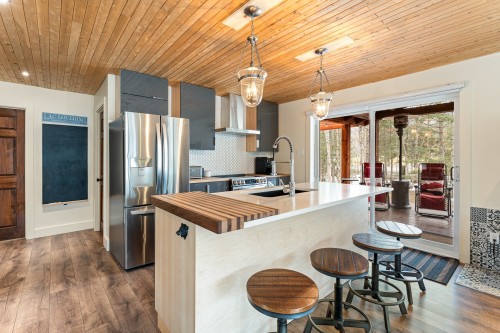 Cuisine - 24 106E Rue, Magog, QC - Indoor Photo Showing Kitchen With Double Sink With Upgraded Kitchen