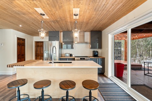 Cuisine - 24 106E Rue, Magog, QC - Indoor Photo Showing Kitchen With Double Sink With Upgraded Kitchen