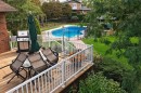 Courtyard - 126 62E Avenue, Saint-Eustache, QC  - Outdoor With In Ground Pool 