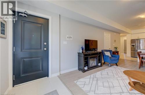 156 Wheat Lane, Kitchener, ON - Indoor Photo Showing Living Room With Fireplace