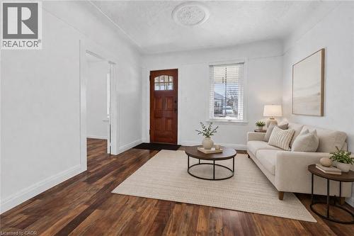 VIRTUALLY STAGED - 183 Paling Avenue, Hamilton, ON - Indoor Photo Showing Living Room