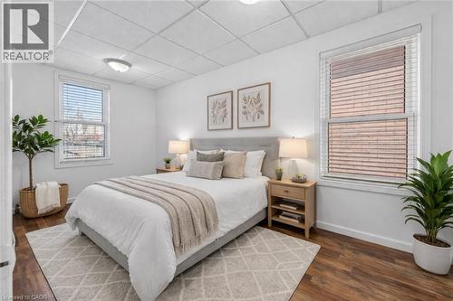 VIRTUALLY STAGED - 183 Paling Avenue, Hamilton, ON - Indoor Photo Showing Bedroom