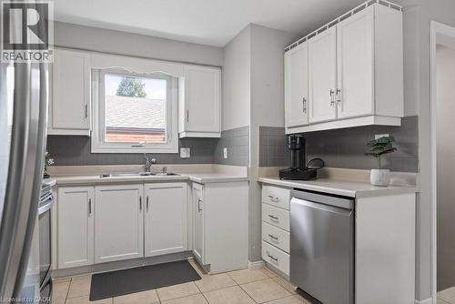 39 Trenholme Crescent, Hamilton, ON - Indoor Photo Showing Kitchen With Double Sink
