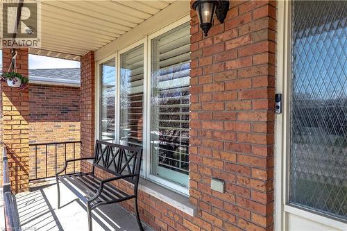 Enjoy the front porch - 39 Trenholme Crescent, Hamilton, ON - Outdoor With Deck Patio Veranda With Exterior