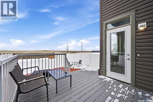 5668 Pearsall Crescent, Regina, SK - Outdoor With Deck Patio Veranda With Exterior