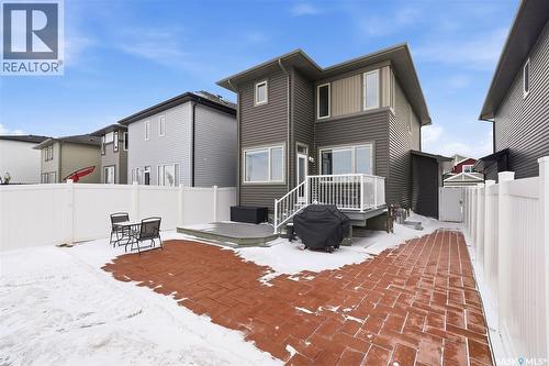 5668 Pearsall Crescent, Regina, SK - Outdoor With Deck Patio Veranda