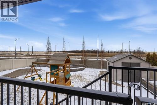 6040 Little Pine Loop, Regina, SK - Outdoor With Deck Patio Veranda