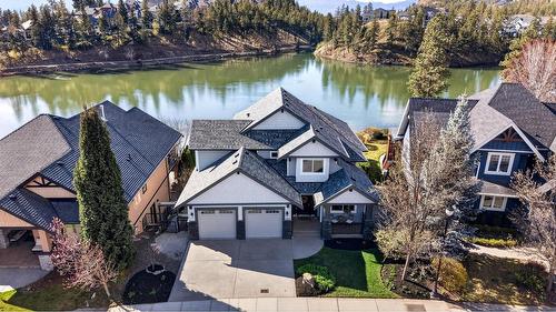 1894 Hidden Lake Place, Kelowna, BC - Outdoor With Body Of Water With Facade