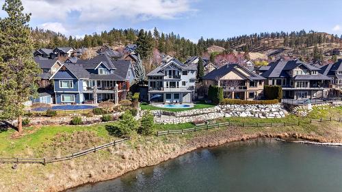 1894 Hidden Lake Place, Kelowna, BC - Outdoor With Body Of Water With Facade