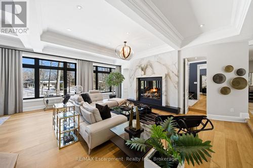 3205 Highpoint Court, Burlington, ON - Indoor Photo Showing Other Room With Fireplace