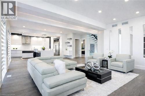 Partial Virtual Stage - 685 Meadowsweet Avenue, Waterloo, ON - Indoor Photo Showing Living Room