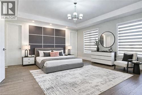 Partial Virtual Stage (2nd floor) - 685 Meadowsweet Avenue, Waterloo, ON - Indoor Photo Showing Bedroom