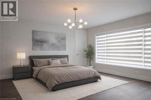 Partial Virtual Stage (2nd floor) - 685 Meadowsweet Avenue, Waterloo, ON - Indoor Photo Showing Bedroom