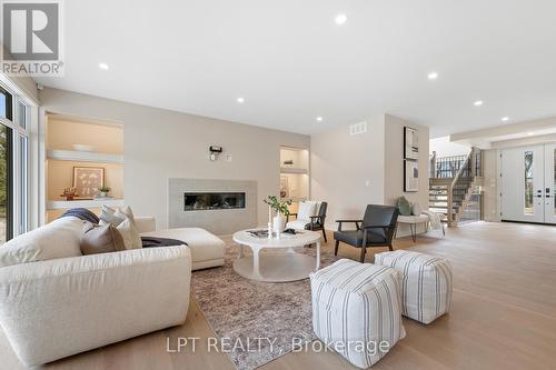 15 Briggs Avenue, Ottawa, ON - Indoor Photo Showing Living Room With Fireplace