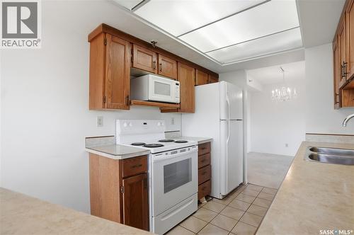 540 424 Spadina Crescent E, Saskatoon, SK - Indoor Photo Showing Kitchen With Double Sink