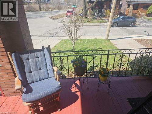 View of balcony - 253 Grosvenor Avenue S, Hamilton, ON - Outdoor