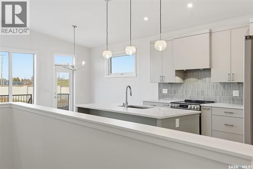 151 Nazarali Way, Saskatoon, SK - Indoor Photo Showing Kitchen With Upgraded Kitchen