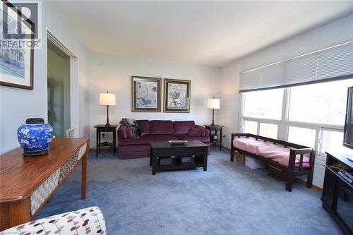 Spacious Living area featuring large windows and lots of natural sunlight - 1345 Colonsay Drive, Burlington, ON - Indoor Photo Showing Living Room
