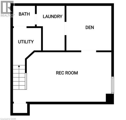 Basement room layout - 1345 Colonsay Drive, Burlington, ON - Other