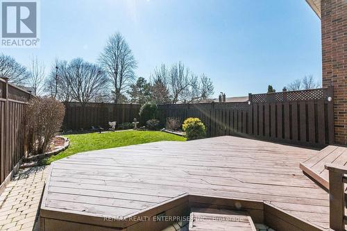 Wood Deck - south exposure - 3016 Rymal Road, Mississauga, ON - Outdoor With Deck Patio Veranda