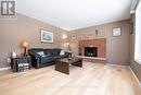 1079 Rock Road, Douro-Dummer, ON  - Indoor Photo Showing Living Room With Fireplace 