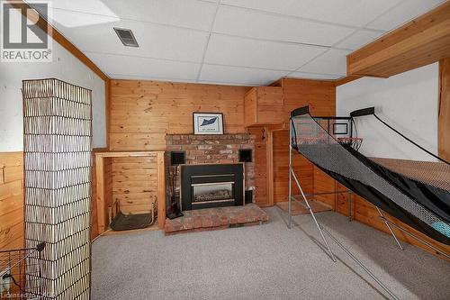 621 Tomahawk Crescent, Ancaster, ON - Indoor Photo Showing Other Room With Fireplace