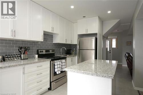 166 Fairfield Avenue, Hamilton, ON - Indoor Photo Showing Kitchen With Stainless Steel Kitchen With Upgraded Kitchen