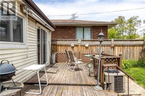 810 Tate Avenue, Hamilton, ON - Outdoor With Deck Patio Veranda With Exterior