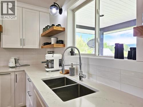 2312 West Fraser Road, Quesnel, BC - Indoor Photo Showing Kitchen With Double Sink