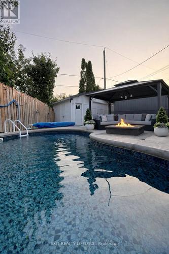 Digitally Enhanced - 871 Westdale Avenue, Peterborough (Northcrest Ward 5), ON - Outdoor With In Ground Pool