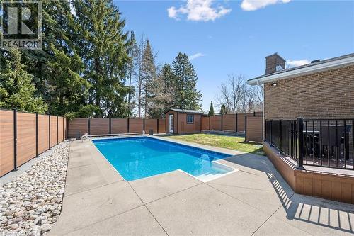 316 Dale Crescent, Waterloo, ON - Outdoor With In Ground Pool With Deck Patio Veranda