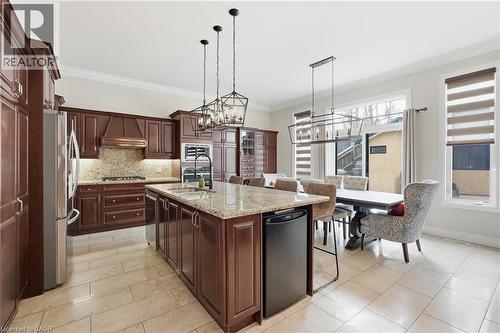 240 Cloverleaf Drive, Ancaster, ON - Indoor Photo Showing Kitchen With Stainless Steel Kitchen With Upgraded Kitchen