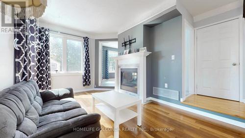 39 Etherington Crescent, Barrie, ON - Indoor Photo Showing Living Room With Fireplace