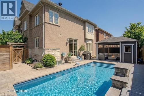 3200 Cotter Road, Burlington, ON - Outdoor With In Ground Pool With Deck Patio Veranda With Exterior