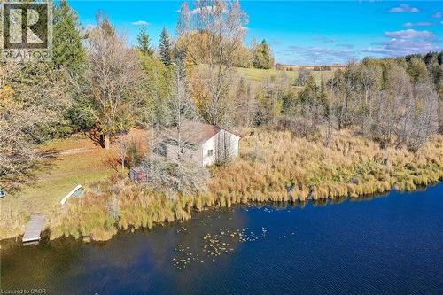 View from above of property with a nearby body of water - 6361 16Th Line, Minto, ON - Outdoor With Body Of Water With View