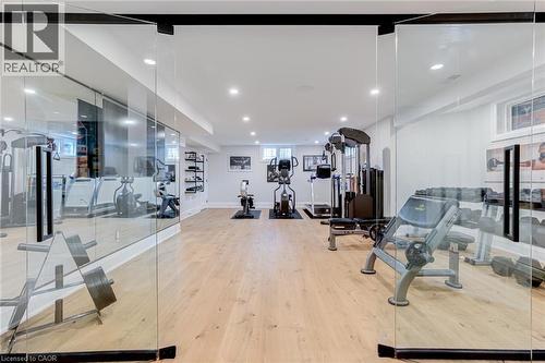 18 Elder Crescent, Ancaster, ON - Indoor Photo Showing Gym Room