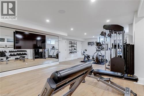 18 Elder Crescent, Ancaster, ON - Indoor Photo Showing Gym Room