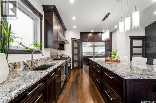 7 Pape Drive, Humboldt Lake, SK - Indoor Photo Showing Kitchen With Double Sink With Upgraded Kitchen