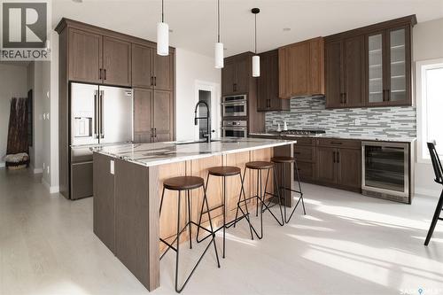 3748 Gee Crescent, Regina, SK - Indoor Photo Showing Kitchen With Upgraded Kitchen