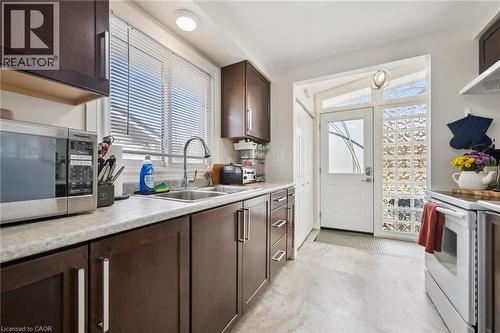 127 Kingswood Drive, Kitchener, ON - Indoor Photo Showing Kitchen With Double Sink