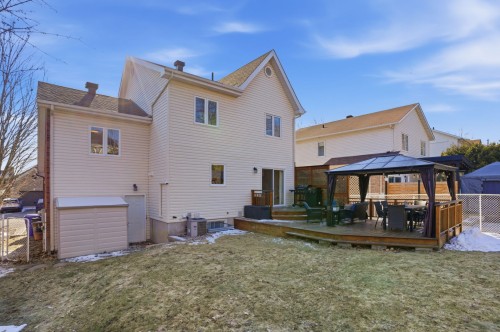 Face arrière - 45 Rue De L'Orbite, Gatineau (Hull), QC - Outdoor With Deck Patio Veranda With Exterior