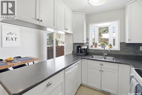 266 Chitek Terrace, Saskatoon, SK - Indoor Photo Showing Kitchen With Double Sink